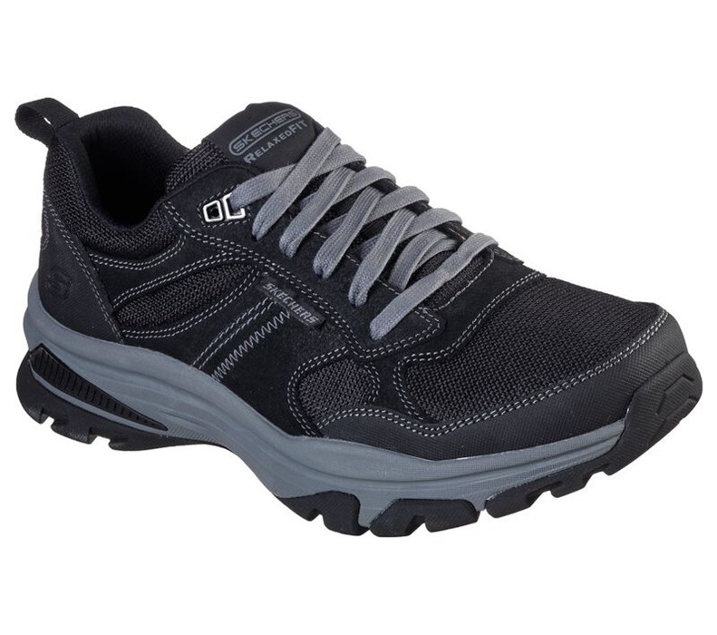 Skechers Herr Svarta Snörskor - Relaxed Fit: Ralcon - Tomlin - Sverige (EYHQM-8071)